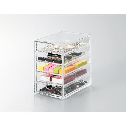 アクリル収納ケース5段 Jtx 6841 スマイル 全国配送可 Jtx6841 文具の月島堂 通販 Yahoo ショッピング