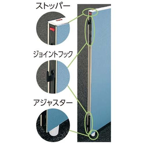 配送無料 ◇ＦＫパーティション２　グリーン高１８３５幅８００ Ｚ−ＫＰ−０８１８Ｎ−ＧＲ−Ｃ　 送料・組立・設置が無料 株式会社ノア 41208526 4120