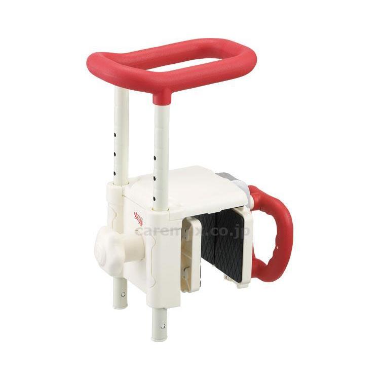 高さ調節付浴槽手すり　UST-130R / 536-616　レッド アロン化成 取寄品 JAN 4970210842218　介護福祉用具