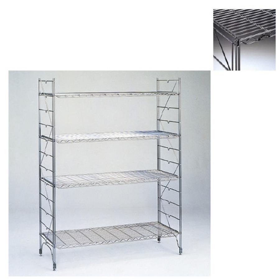 スタンダードエレクターシェルフ４段　 M1220・M1580(D464) 03-2660-42 1入り