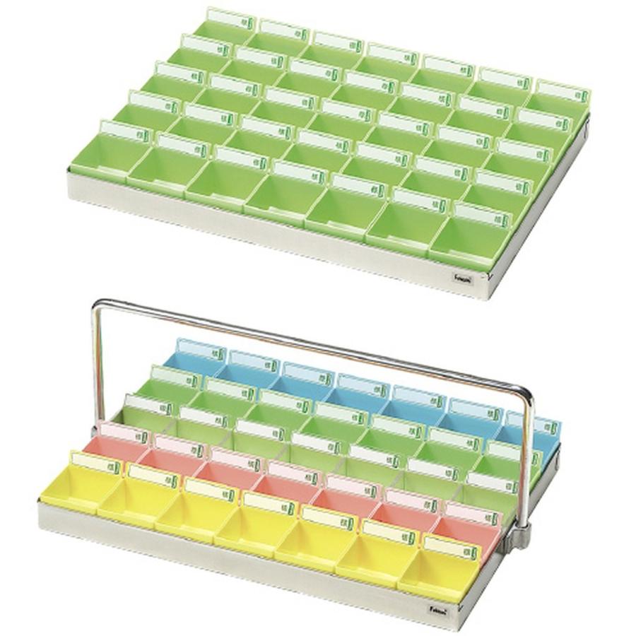 ヨドバシ.com - 投薬トレー（35人用） ST-35P(ステン/ピンク) 19