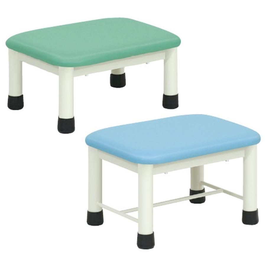 足踏み台（ミニステップ） ビニルレザーオレンジ TB-276(40X30X25CM) 23-2769-02 1入り