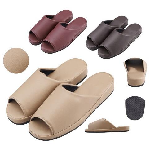 名入れスリッパ（コンフォート）前開き レッド HP-14(12ソクイリ) 24-2702-01 1入り ☆ポイント最大16倍☆送料無料-名入れスリッパ（コンフォート）前