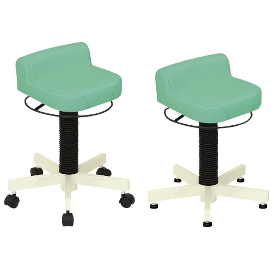 クランケチェア（キャスター付）　 ビニルレザーライトブラウン TB-1113-01 24-3212-00 1入り