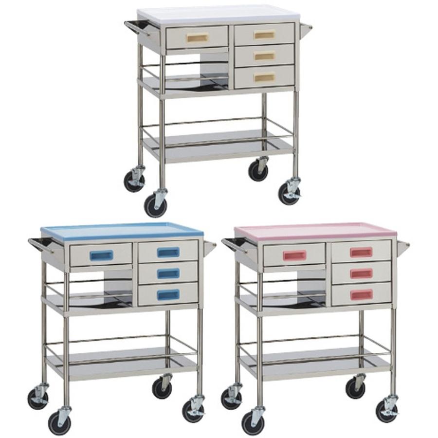 カラフル繃帯交換車　 YL-BC2W(ホワイト) 24-4231-00 1入り