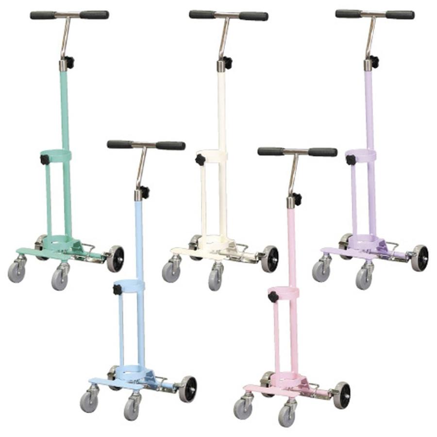 ストッパー付ボンベカートＳＤ　　 KBC-SSD(パープル) 24-5116-04 1入り