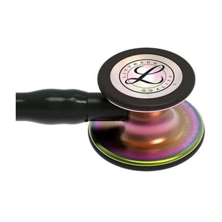 リットマン用チェストピース　 41578(リム:ブラック)レインボ 24-8853-08 1入り