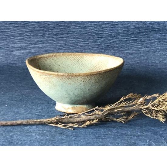 器 おしゃれ 和食器 作家 食器 モダン 可愛い 飯椀 お茶碗 青色 青いお茶碗 北欧 風 緑色の器 センス 宮崎和佳子さんの器 つきとはな 通販 Yahoo ショッピング