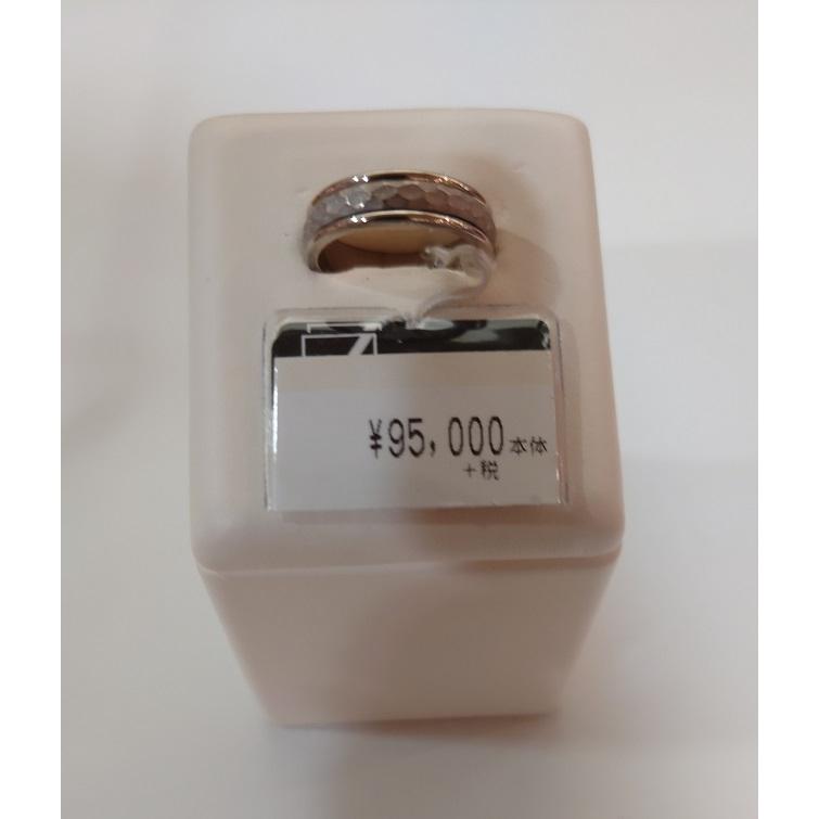 トレソロ　メンズリング 4fon様専用 トレソロ✨18金 リング 新品 未使用 k18 7.9g コンビ