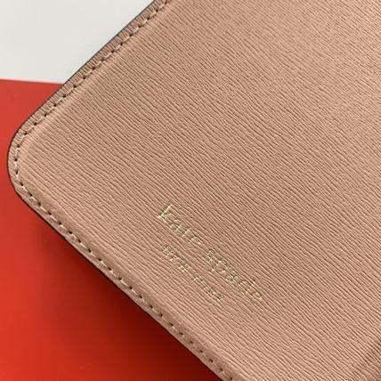 ケイトスペード　Kate spade　手帳型　アイフォンケース フラワーの留め金　 flower  iPhone  XS MAX  case　レザー　ピンクベージュ　代引き不可｜tukiup｜06