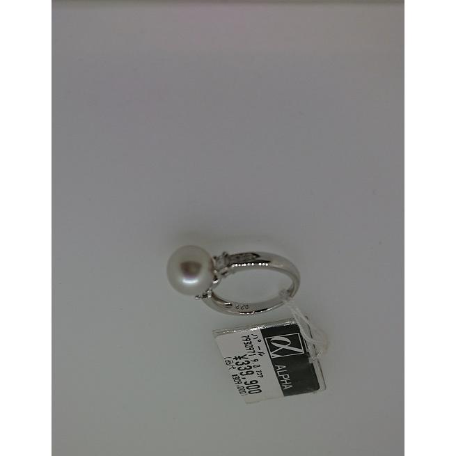 TASAKI（タサキ） 田崎真珠 アコヤパール リング 9.0mm D0.22ct Pt 