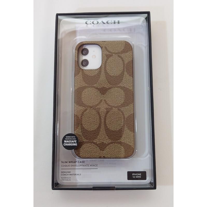 コーチ Iphone 12 Mini ケース Coach シグネーチャ柄 カーキー 代引き不可 Aqua Angel 通販 Yahoo ショッピング