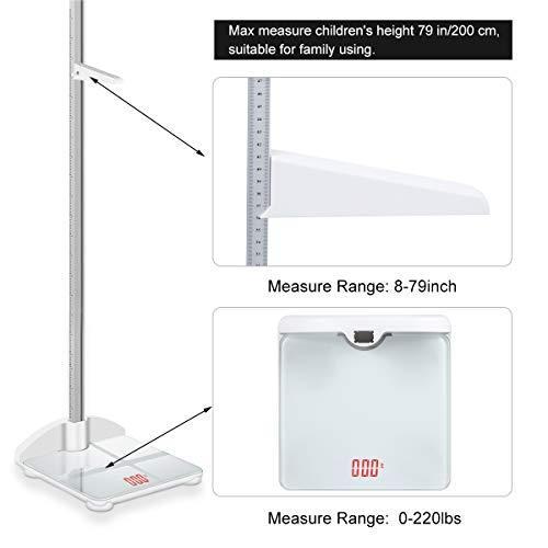 日本人気超絶の Kg すべての家族に適して 測定体重100 Cm 折りたたみ式チャイルド身長体重計 測定身長190 Isnow Med 健康管理 計測計 Meorboston Org