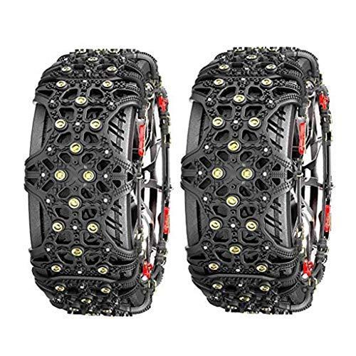 最新の激安 タイヤチェーン 非金属タイヤチェーン 車用スノーチェーン 雪チェーン 簡単装着 ジャッキアップ不要 ゴムバン 新商品