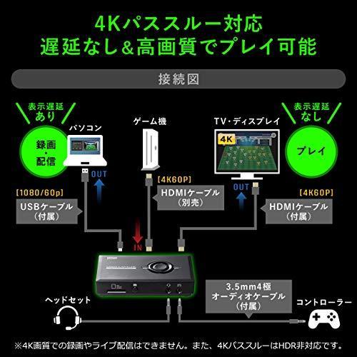 人気満点 サンワダイレクト Hdmi ゲームキャプチャー 4k 60pパススルー Youtube配信対応 ボイススルー機能 400 Medi032 全国宅配無料 Www Sagamorepub Com