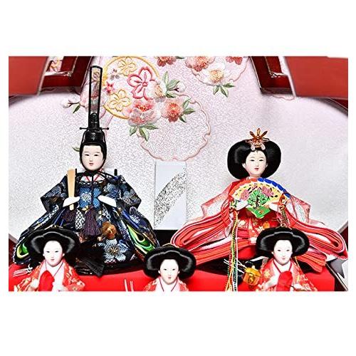日本大人気 ひなケース5人飾 Sakura花梨塗さくら型5人飾アクリルケース 伏見屋監修 雛人形 ひな人形 平成歌謡スペシャル Constella Co Uk