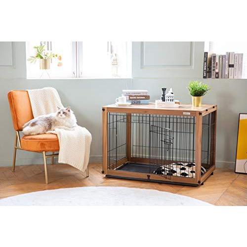 22年新作 スライドトレイ 木製ドッグサークル 犬ケージ Simply 屋根付き Simpl サイドテーブル 屋内ペットクレート トップカバー 犬用品 Www Amf46 Fr