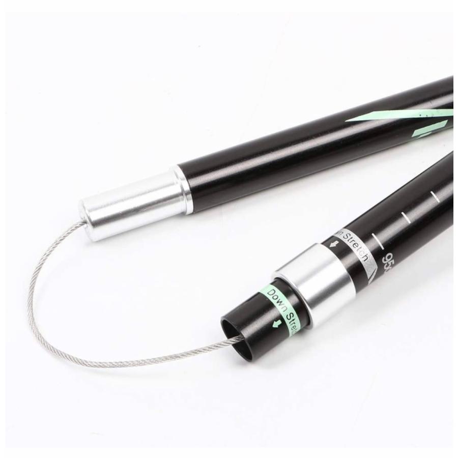 製 折り畳み式ストック 2本セット トレッキングポール 登山 ストック 三段式伸縮シャフト