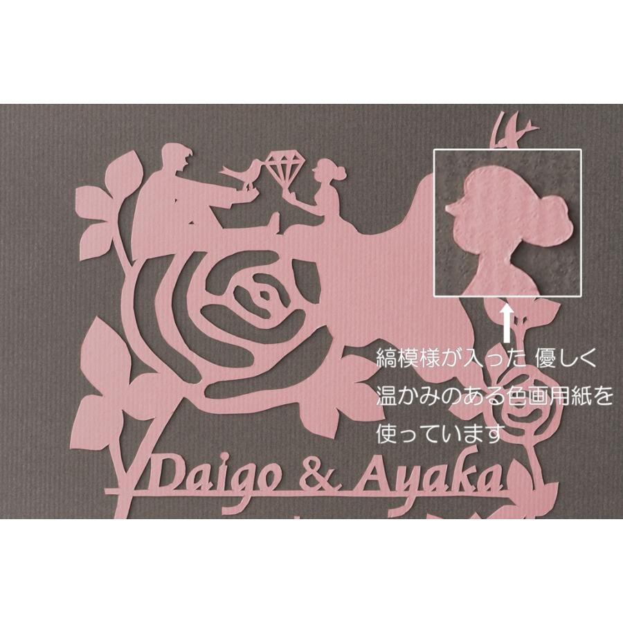 K Taのきり絵 ご結婚祝い切り絵アートb 額有り 切り絵 結婚祝い プレゼント セミオーダー 切り絵アート 0100 004 つくり手 Com 通販 Yahoo ショッピング