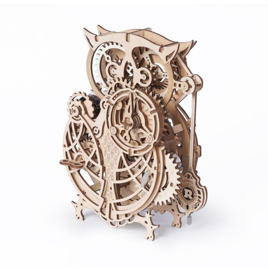 ROBOTIME つくるんです LK503 フクロウ時計｜ロボタイム 日本