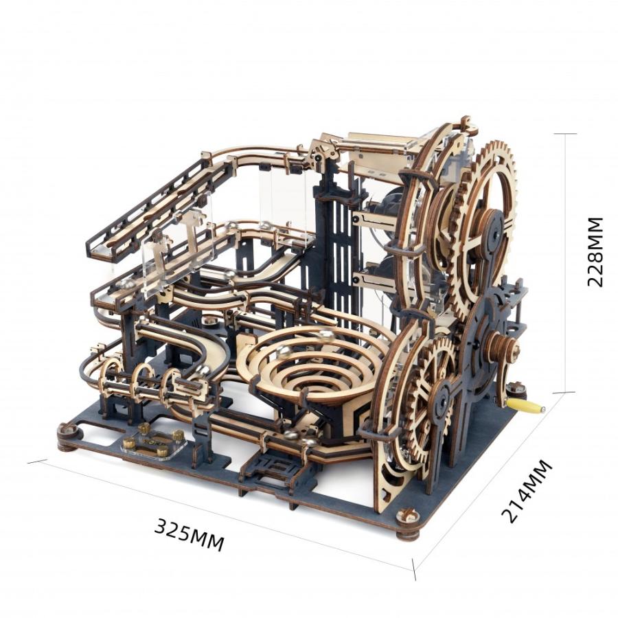 つくるんです LGA01 マーブルナイトシティ｜ロボタイム 日本公式販売／日本語説明書付 3D ウッドパズル コースター｜tukurundesu｜21