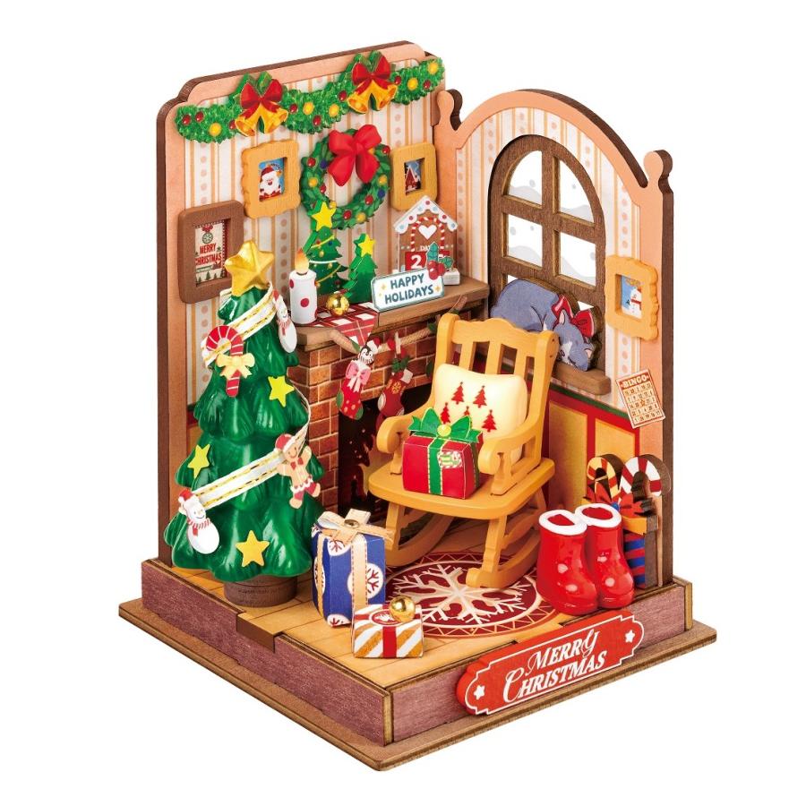 ROBOTIME つくるんです DS041 ミニクリスマスルーム｜ロボタイム