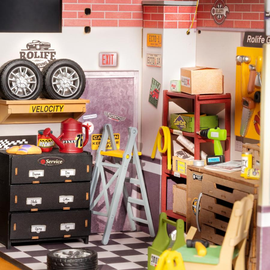 ROBOTIME つくるんです DG165 アメリカンガレージ｜ロボタイム