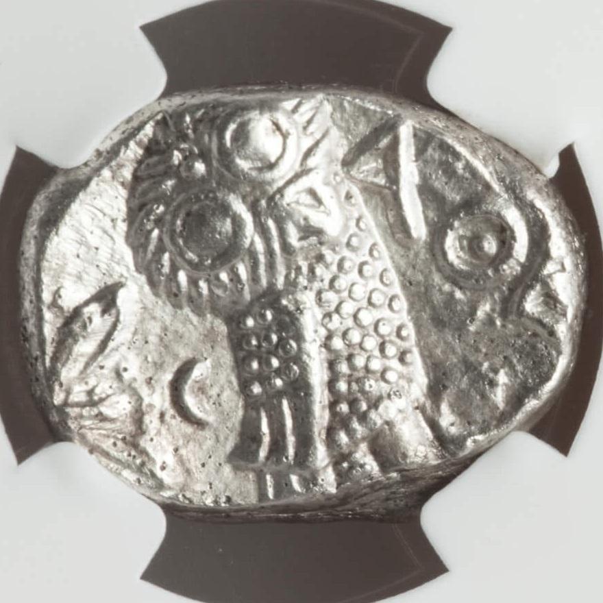 ふくろうコイン〜【NGC鑑定 MS】古代ギリシャ アッティカ アテネ