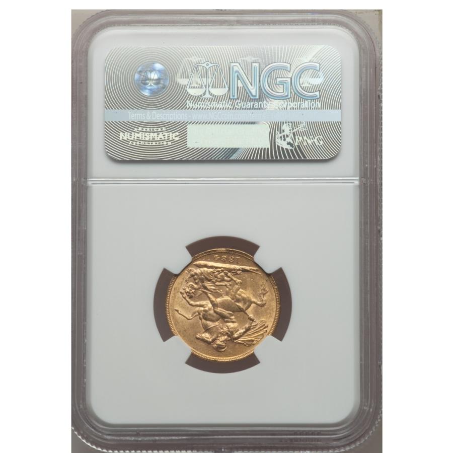 鑑定枚数1枚 NGC MS61 1901年 ヴィクトリア金貨 金貨 イギリス