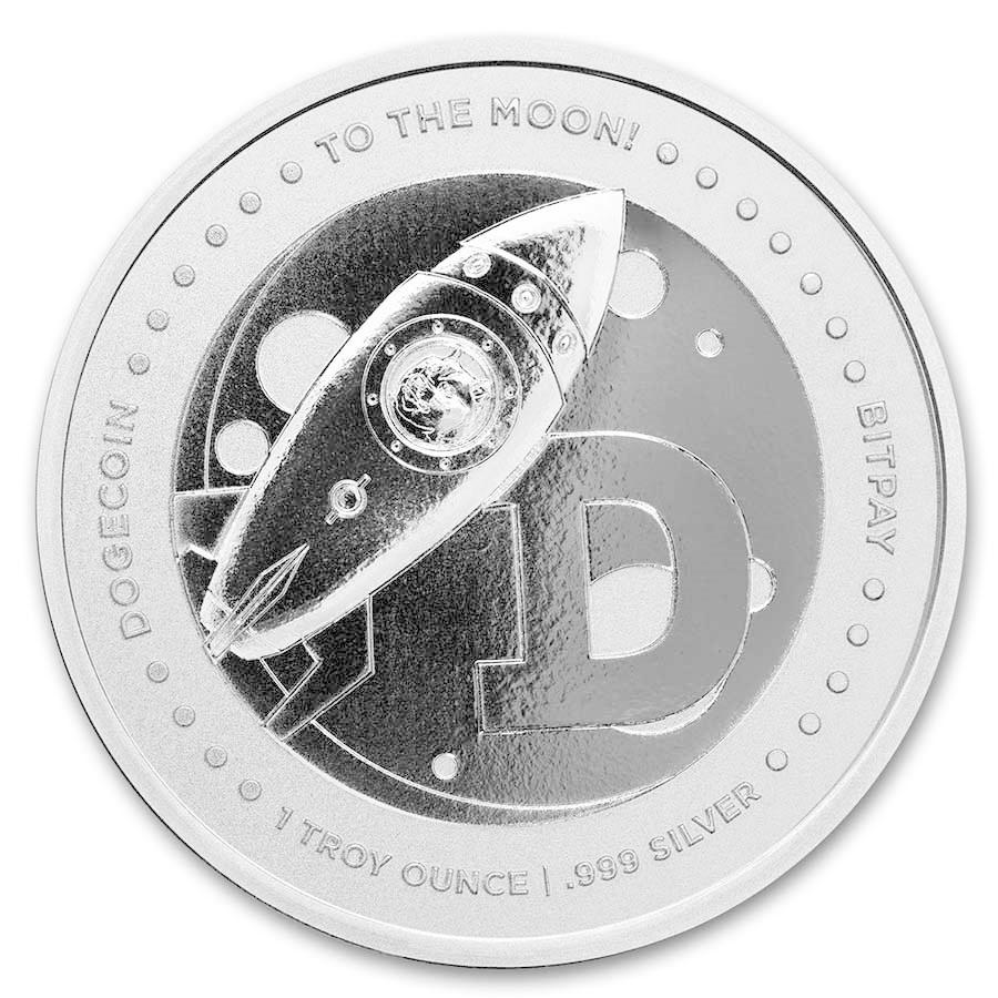 柴犬ドギーの銀のメダル】31.1グラム（銀99.9％）のメダル型地金（Dogecoin Round） Amazon | ドージコイン Dogecoin  物理的 記念コイン 柴犬 仮想通貨 ゴールド アートクラフト お土産 趣味 コレクタ 贈り物 通販