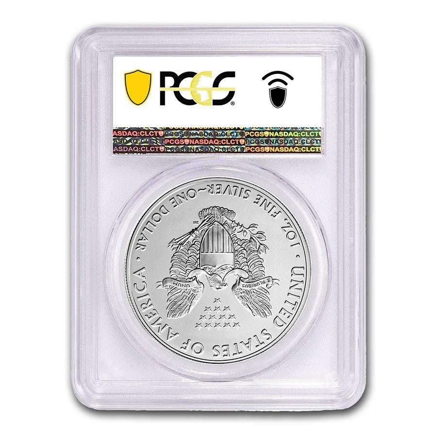 PCGS鑑定 MS70】アメリカ イーグル1ドル銀貨（1オンス、タイプ1