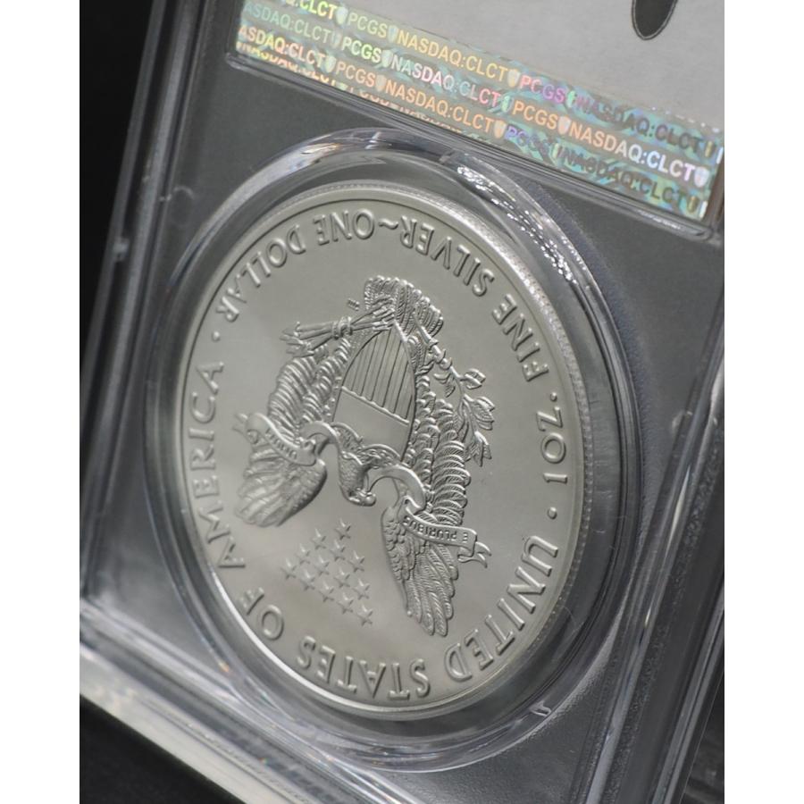 PCGS鑑定 MS70】アメリカ イーグル1ドル銀貨（1オンス、タイプ1