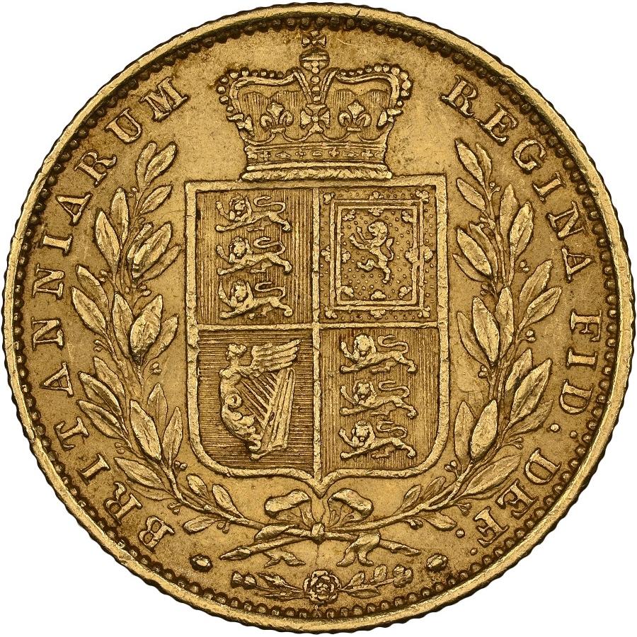 NGC鑑定 1855年 AU55 イギリス ビクトリア女王 ソブリン金貨