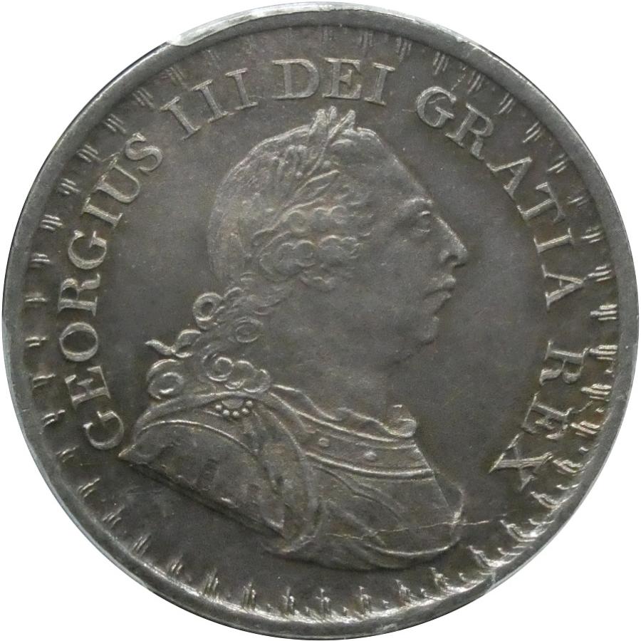 高鑑定 MS63 ジョージ３世 3シリング銀貨 PCGS鑑定 1811年 イギリス アンティークコイン レアコイン 英国 George III 鑑定済みコイン イングランド銀行 トークン