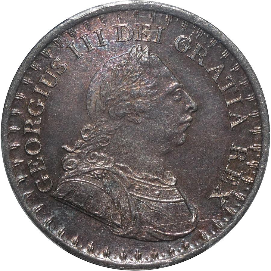 高鑑定 MS63 ジョージ３世 3シリング銀貨 PCGS鑑定 1811年 イギリス アンティークコイン レアコイン 英国 George III 鑑定済みコイン イングランド銀行 トークン
