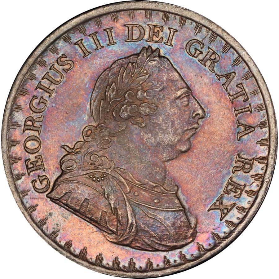 高鑑定 MS63 ジョージ３世 3シリング銀貨 PCGS鑑定 1811年 イギリス アンティークコイン レアコイン 英国 George III 鑑定済みコイン イングランド銀行 トークン