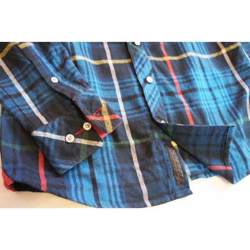 NEVERTRUST（ネバートラスト） British Check Flannnel L/S BD : つま