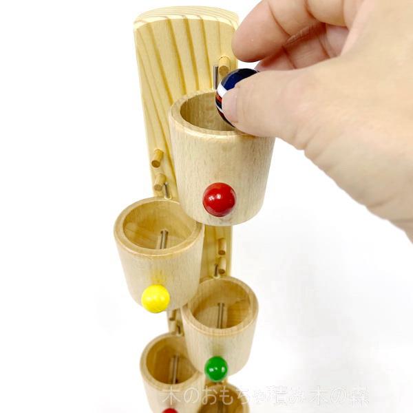 ベック バケツの玉落とし ローラーカップ ビー玉 3歳〜 動きを楽しむ
