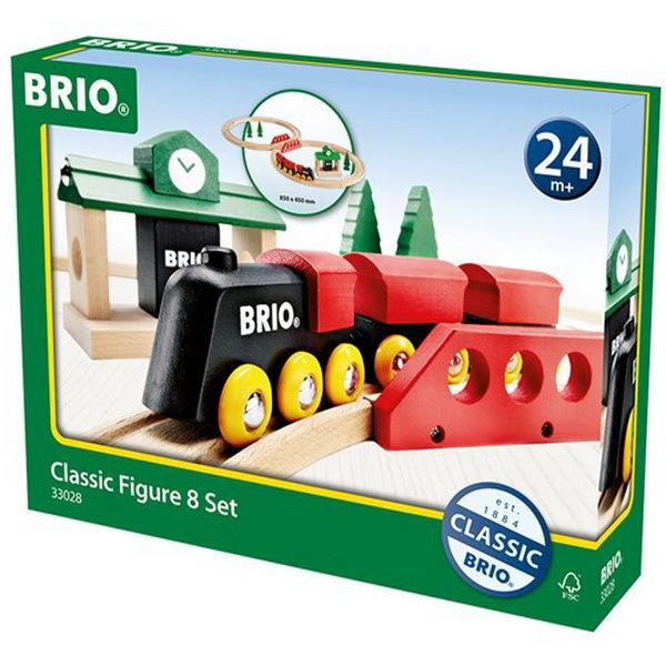 BRIO（ブリオ） クラシックレール 8の字セット 木製レールセット 22