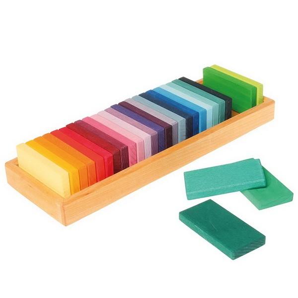 グリムス　shapes and colors 色と形　5種 グリムス グリムス色と形つみき（5種）積み木 レインボーカラー 3歳