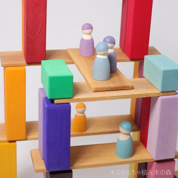 グリムス社　ブリッジ　ビルディングボードのセット　ナチュラル グリムス ビルディングボード ナチュラル | Earth8toys