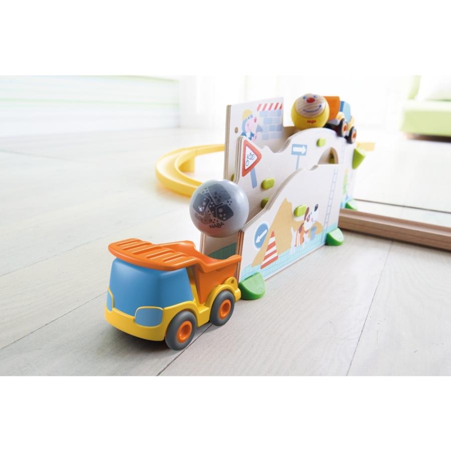 ハバ クラビュー・働く車セット 2歳〜 ボールトラックシステム 玉