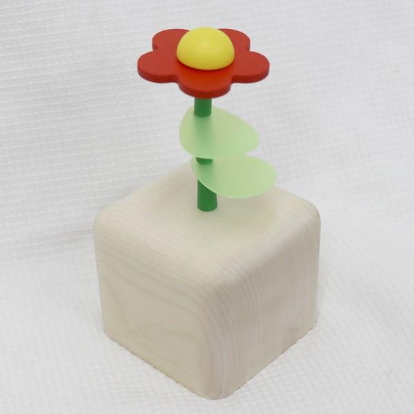 キーナー　オルゴール　花　インテリア　子供部屋　木製　スイス製｜tumiki-mori