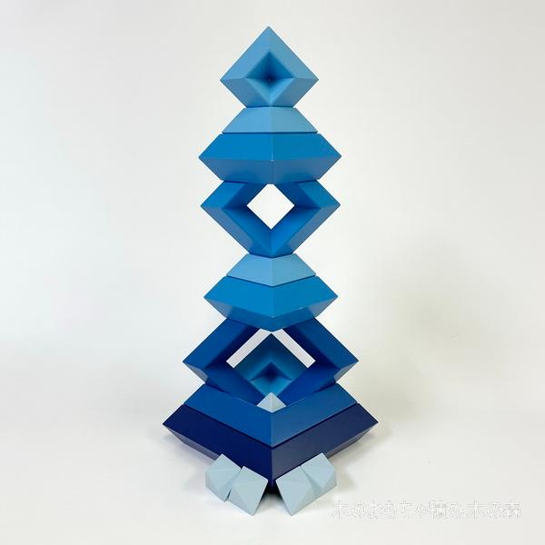 ネフ ダイアモンド 青 積み木 6歳〜 : 木のおもちゃ積み木の森 ネフ ダイアモンド 青 積み木 6歳〜 : 木のおもちゃ積み木の森