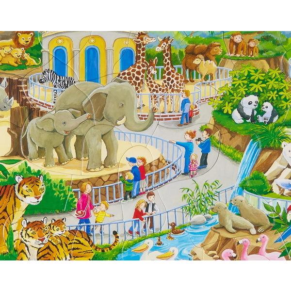 ラベンスバーガー パズル 紙製 パネルパズル ZOO NEW 45ピース 4歳 