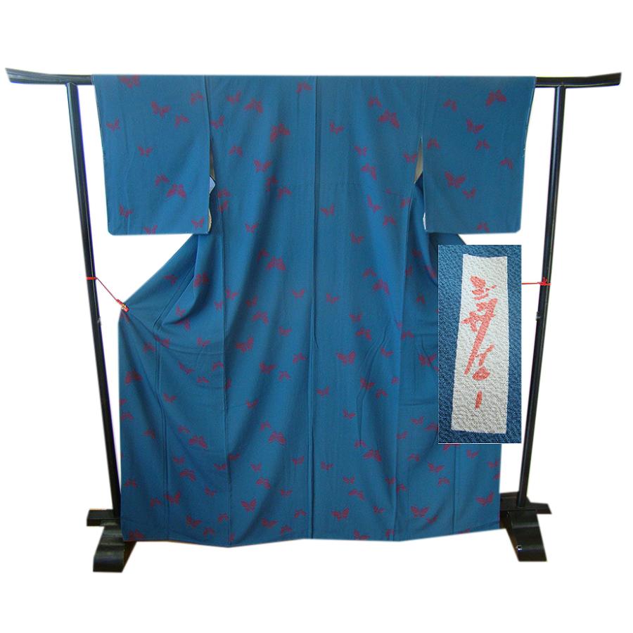 きものしらゆり 身丈159cm 裄64cm 10〜5月 作家物 ジュサブロー