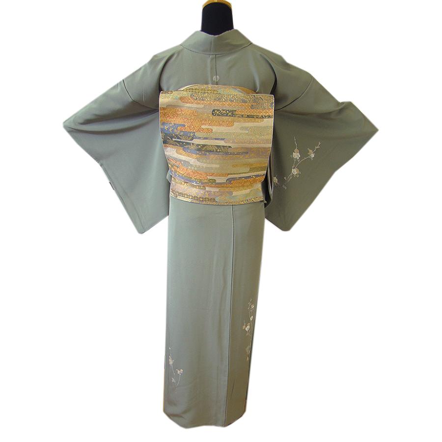 きものしらゆり 身丈163cm 裄65cm 10〜5月 本加工染 作家物 訪問着 蔦  