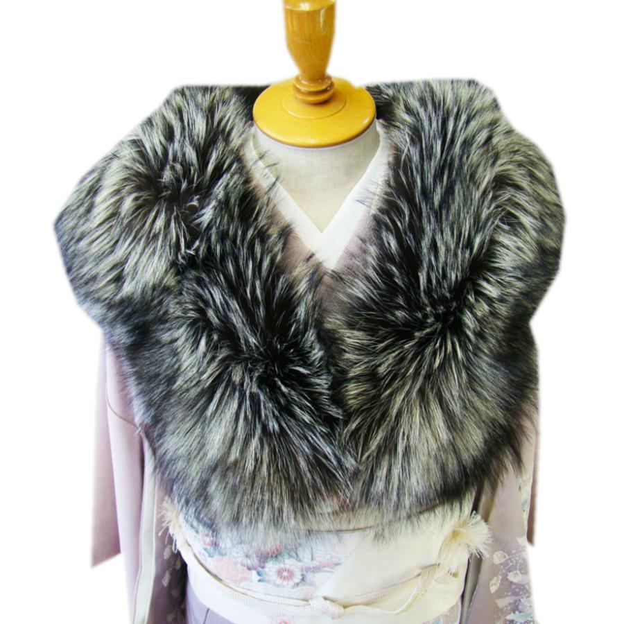 新品タグ付き！SAGA FOX シルバーフォックス 振袖 ショール 最高級 シルバーフォックス ファー ショール SAGA FURS 成人式 振袖 最