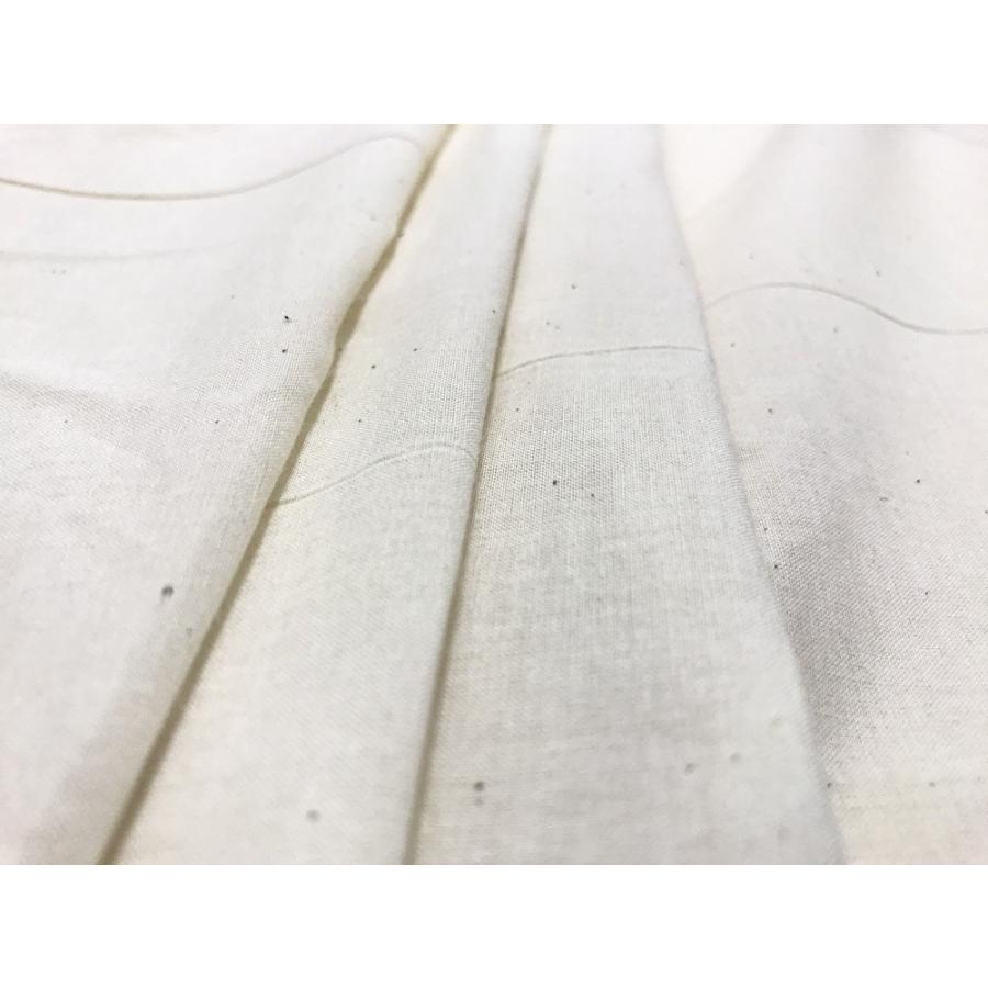 100% コットン インド綿 生成り 縦糸、横糸 60番手 薄手生地 布