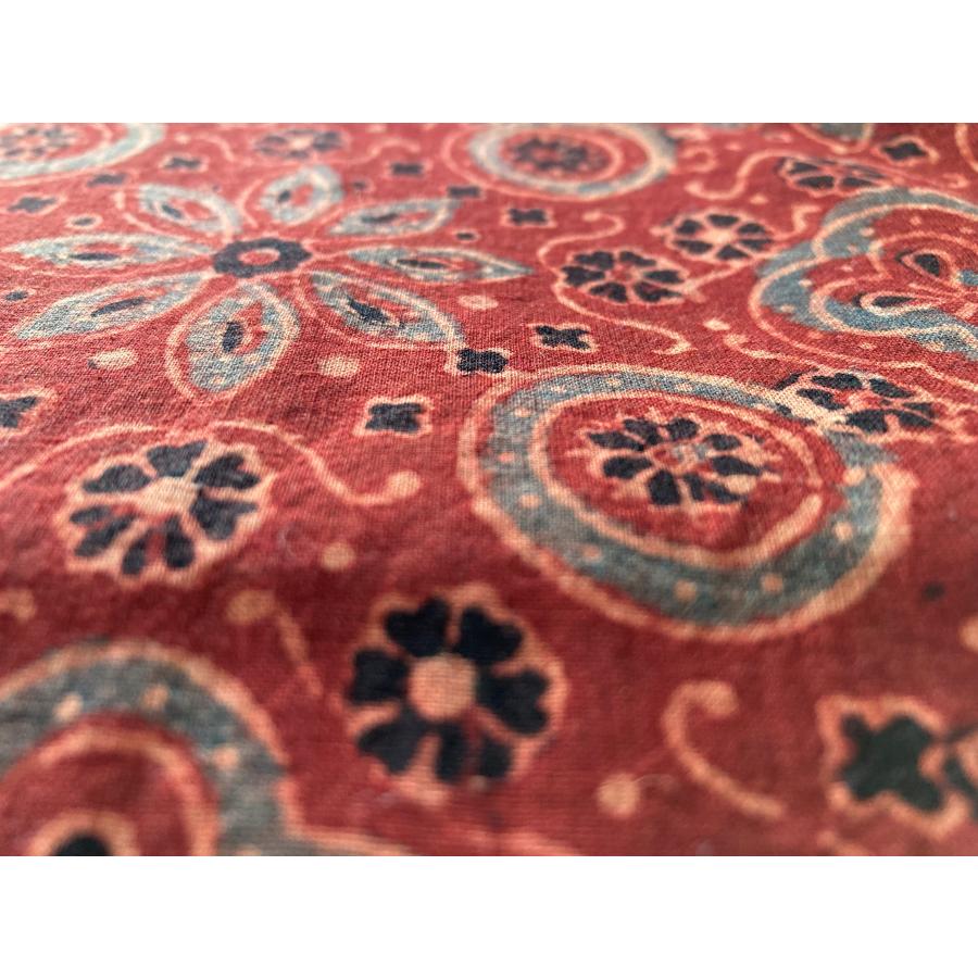 アジュラック ブロックプリント 生地 : つむぎ - 通販 - Yahoo